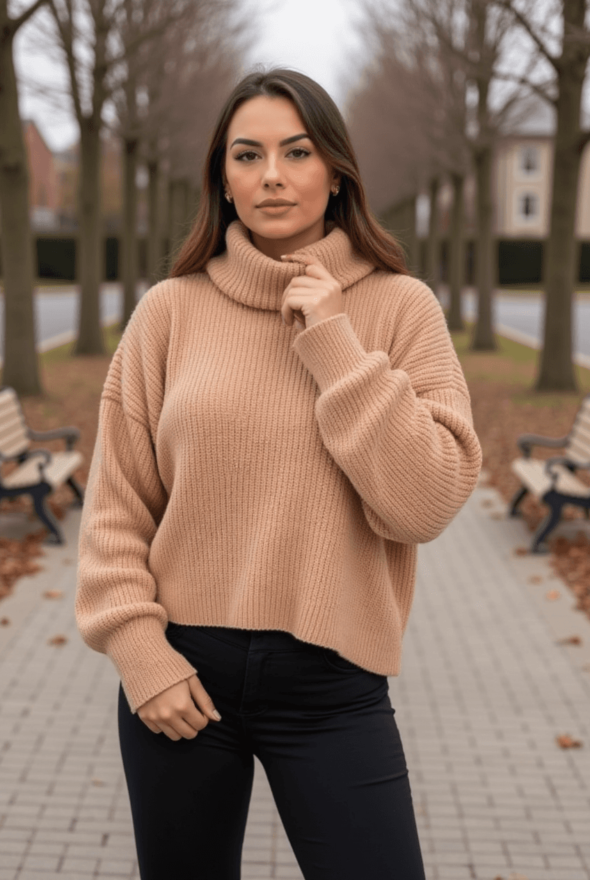 Blusa Tricot Gola Boba